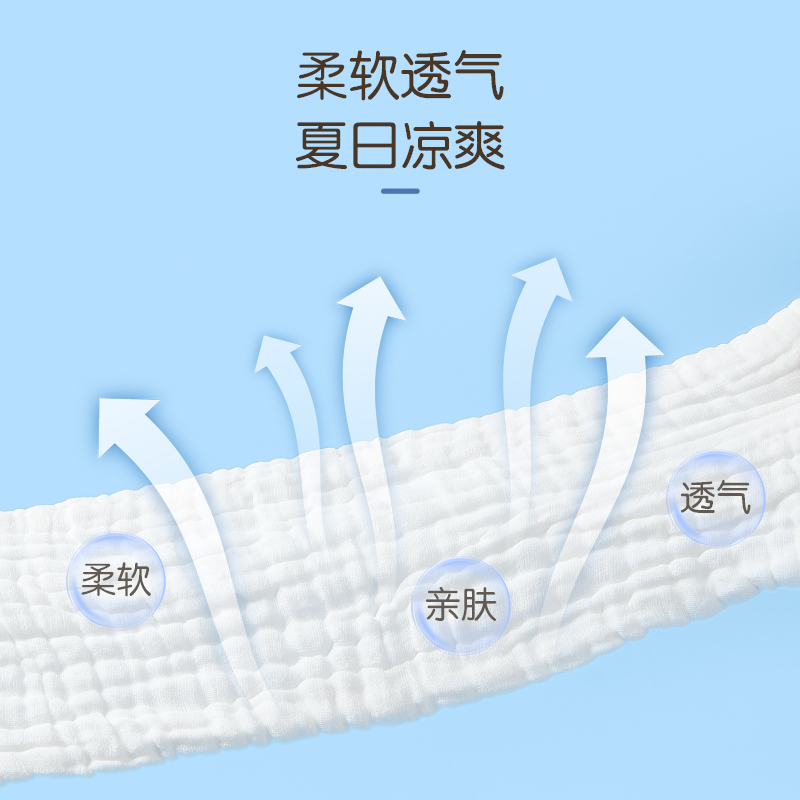 纱布尿布婴儿可洗纯棉尿戒子介子 安可新纱布尿布