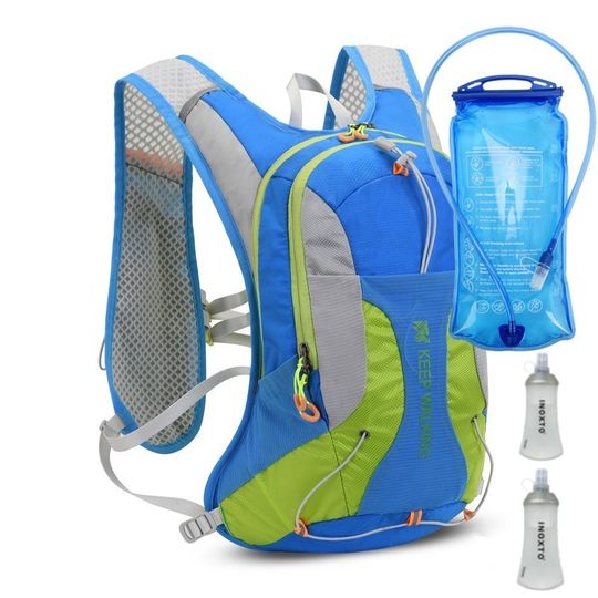 15L男女小双肩包儿童户外骑行登山包越野水袋包马拉松运动跑步包