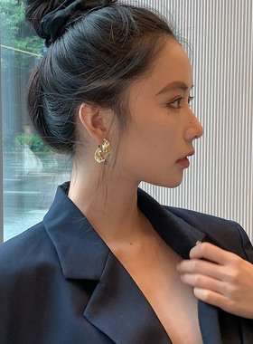轻奢高级感气质大气显脸小耳环