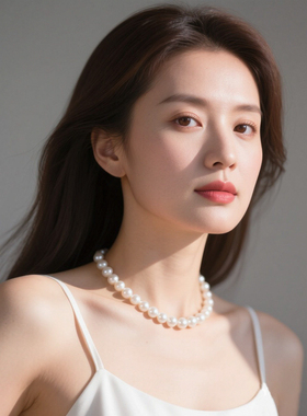 施家珍珠项链高级感轻奢小众