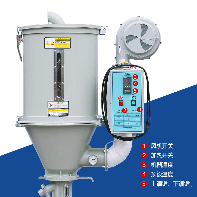 立式干燥机塑料烘干机烘干料斗烘箱 50KG注塑机用干燥机吸料机-图2