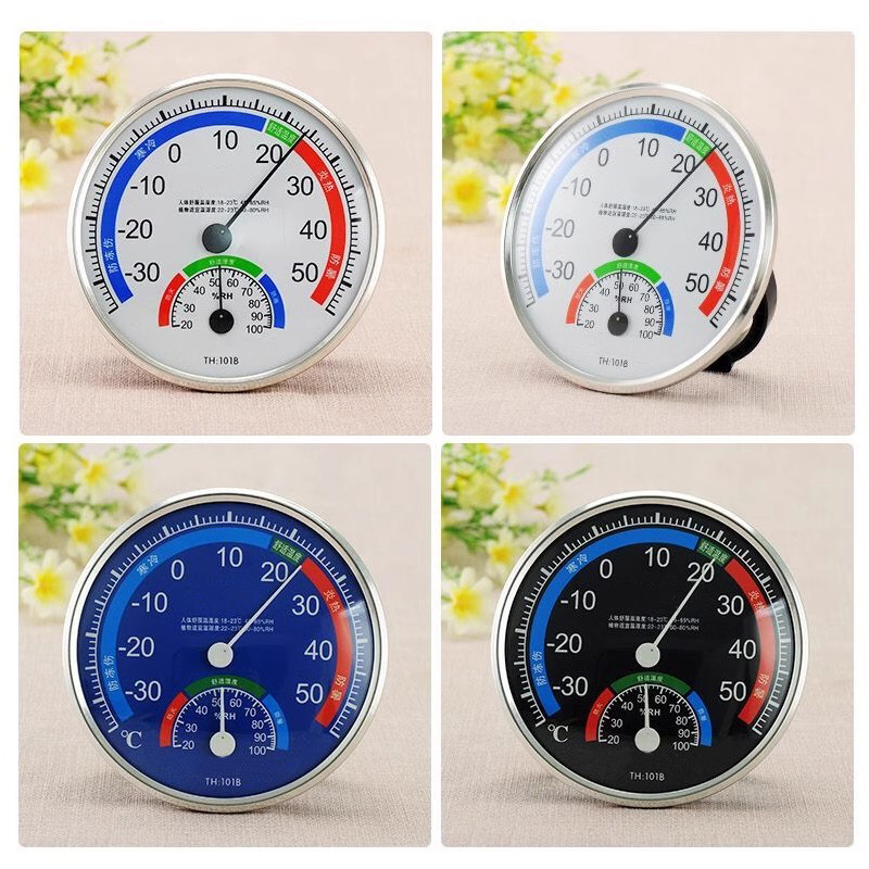 TH101B温湿度计高精度家用室内温度计婴儿房室温精准测温干湿度表 - 图1