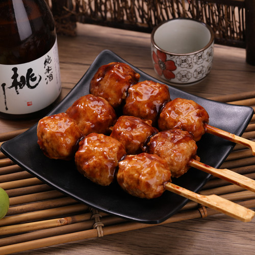 大成照烧脆骨丸子串大成食品日式脆骨鸡肉丸鸡肉串罗森便利店烧烤 - 图1