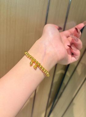 合金手链 南非矿金【两世欢手链】孟加拉赤金北欧金 锡金里外一色