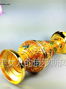 俄罗斯中号欧式风台面花瓶特价