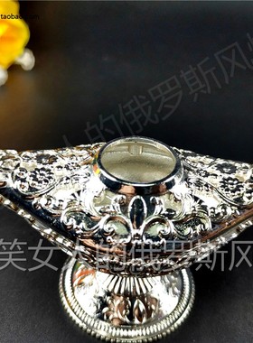 金属欧式风桌面摆件阿拉丁神灯