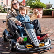 Childrens cardiner electric drivable F1 Toys car can sit kids adults parent-child car remote control four-wheeled baby carrier