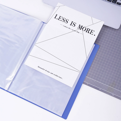 100-страничный информационный буклет Deli 5007 папка-вкладыш 5006 многостраничное хранилище из прозрачного пластика с отрывными листами для офиса формата А4 многостраничная толстая 80-страничная книга для детского сада