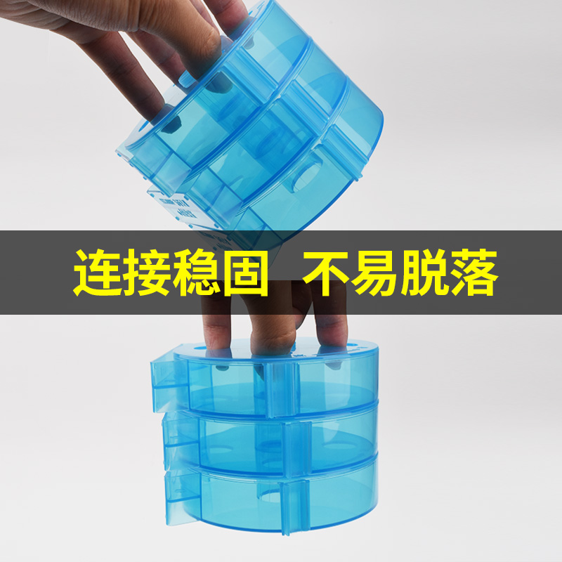思蜀邦护护理导管标签盒子医用不干胶标识收纳盒组合耐用标示盒架 - 图2