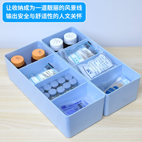 医院物品分格收纳盒氧气流量表收纳筐医用输液盒6s管理液体摆药盒 - 图2