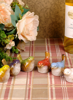 欧式风萌款小小鸟儿童房装饰品