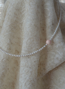 原创超美淡水珍珠项链小众法式