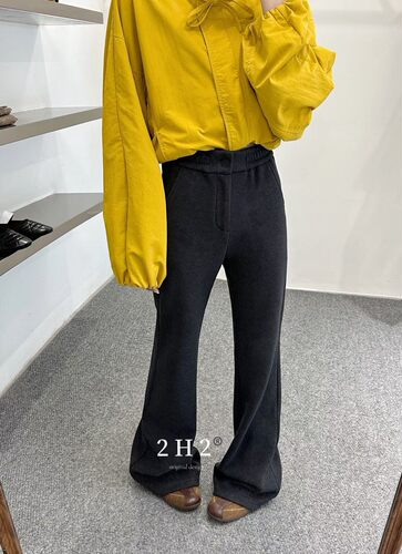 复古加绒加厚卫裤微喇休闲裤欧洲站2026冬装新款欧货女装喇叭裤潮 - 图3