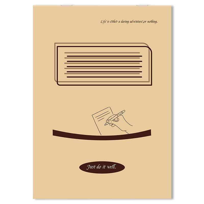 横线草稿本作业纸单线信纸本文稿纸考研英语本子多功能书写信笺纸 - 图3