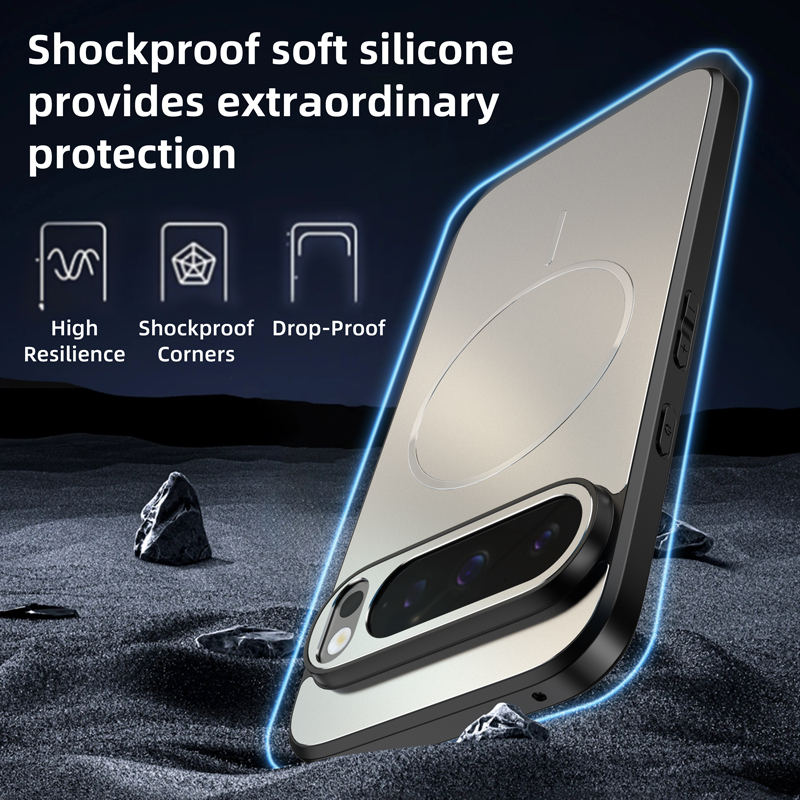 适用谷歌Pixel 10pro XL手机壳肤感磨砂磁吸简约商务个性创意9A/8A/7A防摔男女款保护套潮 - 图2