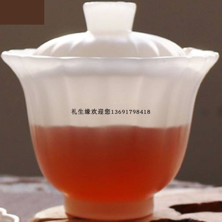 闲梦江南盖碗琉璃透澈纯美特色茶具茶道零配件送爱喝茶有品味追求 - 图0