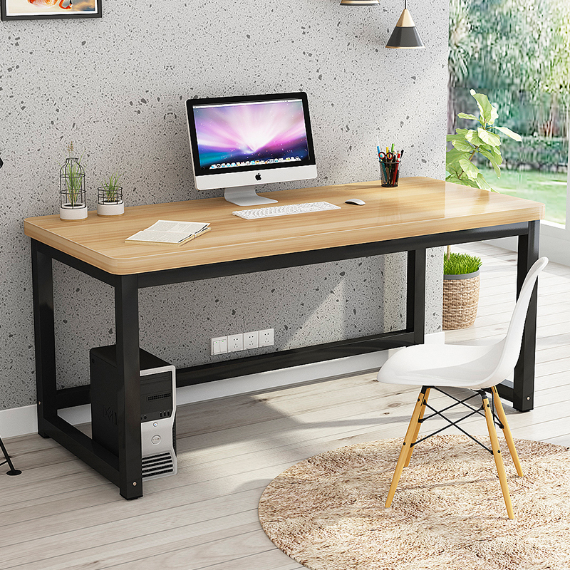 电脑台式桌家用卧室简易长方形办公桌子简约现代学习桌写字台书桌 - 图1