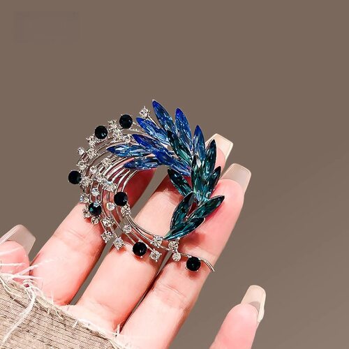 丨一折专区丨品牌撤柜丨国风复古凤尾胸针女时尚优雅高级胸花别针 - 图1