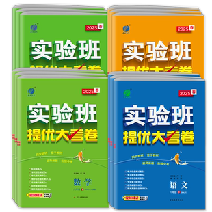 正版25实验班初中提优大考卷