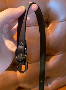 温感变色项圈女辣妹choker软皮革颈链y2k高级感锁骨链甜酷风颈圈