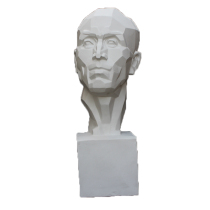 Gypsum Man Bust Anatomical Three Anatomical Section Head Model Fine Art Teaching Aids Supplies Sculpture Pendulum skewing skein writing i 