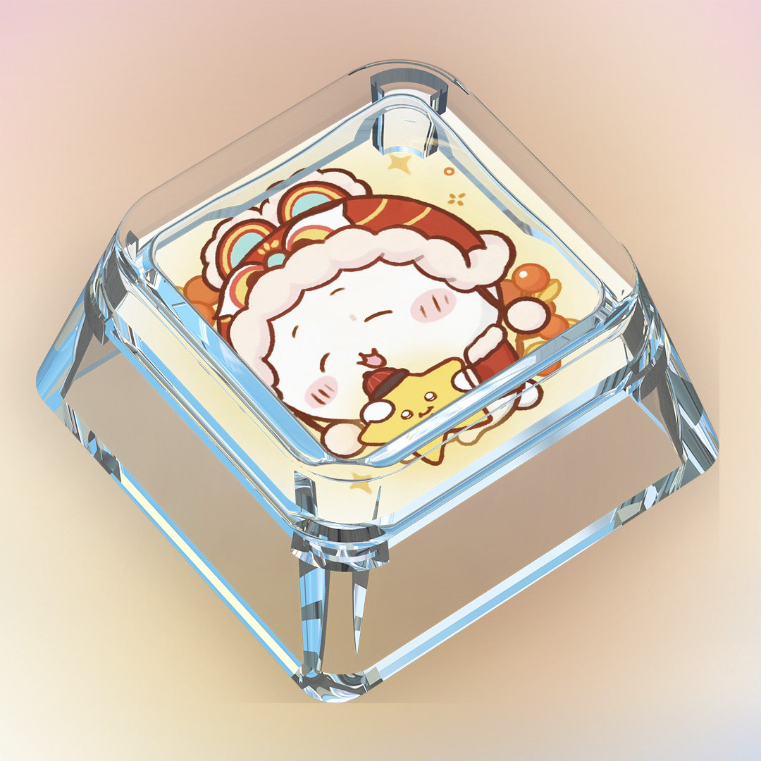 锦鲤乌萨奇键帽单个卡通可爱吉伊卡哇暴富飞鼠新年机械键盘键帽,淘宝优惠券,粉丝福利购,淘宝优惠卷