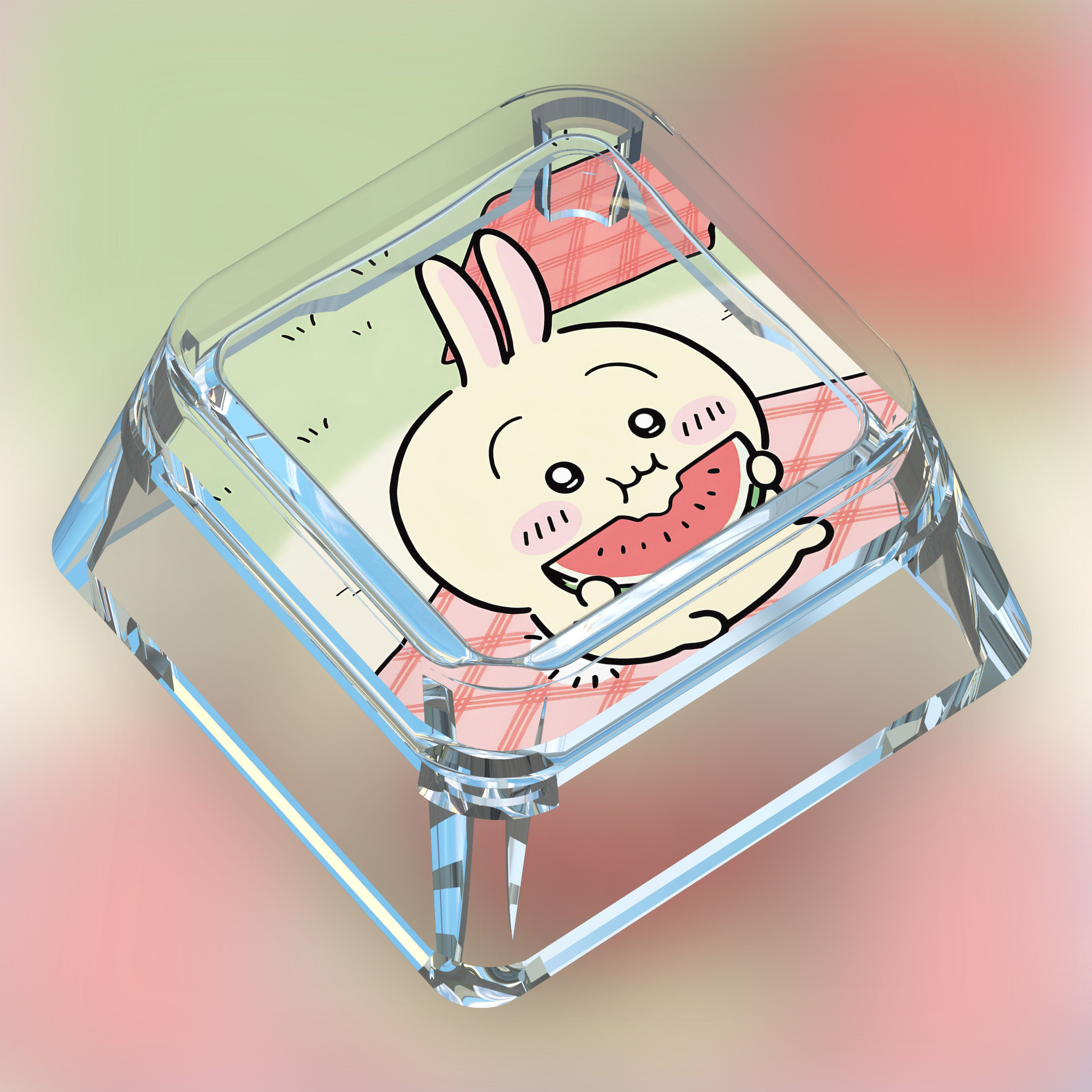 乌萨奇键帽单个表情包卡通节日盲盒机械键盘十字轴透明透光键帽,淘宝优惠券,粉丝福利购,淘宝优惠卷