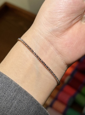 情侣925简约时尚手链百搭