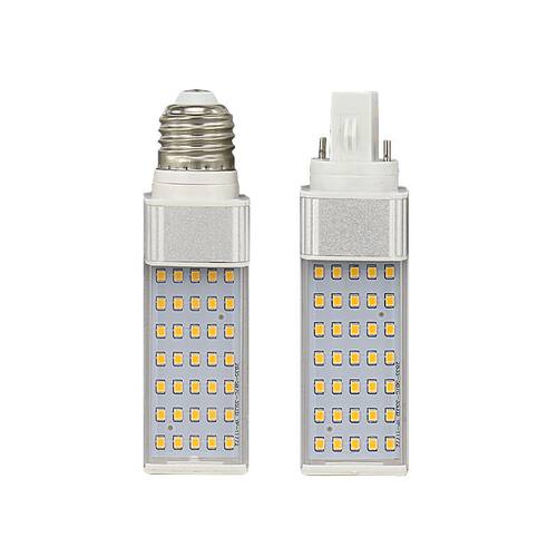 超亮LED横插灯灯泡110V220V插泡E27螺口G24筒灯老式插拔管节能灯 - 图3