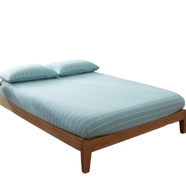 全棉天竺棉1.2床笠床单件1.5m纯棉防滑席梦思床垫保护套床罩1.8米-图3