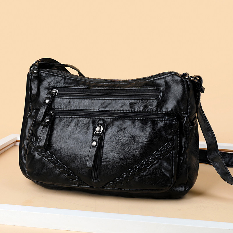 真皮羊皮软皮女2023新款软皮小方包女斜挎包中年单肩包妈妈包女包,淘宝优惠券,粉丝福利购,淘宝优惠卷