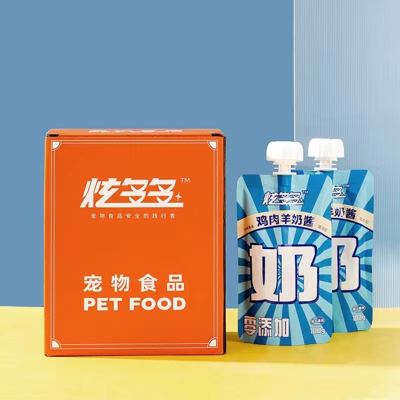 猫品鸡肉羊奶酱80g猫咪奶糕湿粮罐头幼成猫零添加猫咪零食猫粮-图1