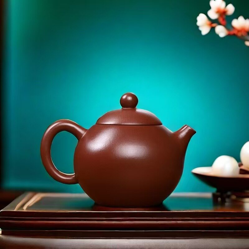 Authentic Yixing purple clay pot ore old purple clay Tianyuan Wendan pot high-end kung fu teapot tea set gift