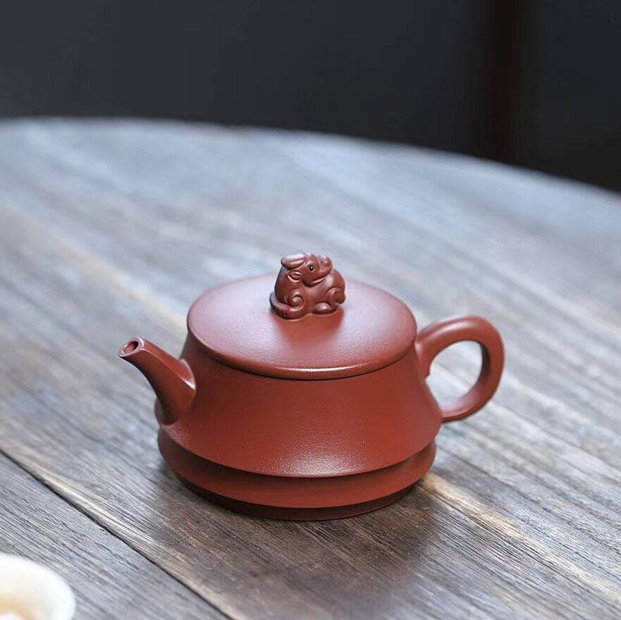Authentic Yixing purple clay pot ore old purple clay Longquan step by step high pot high-end kung fu teapot tea set gift