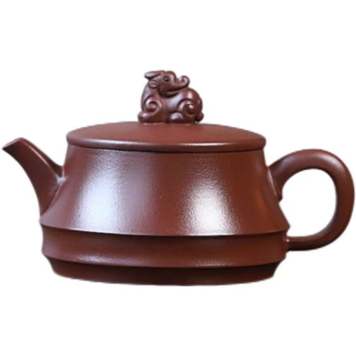Authentic Yixing purple clay pot ore old purple clay Longquan step by step high pot high-end kung fu teapot tea set gift