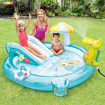 Inflatable Swimming Pool Home Wave Pool Baby Blow Outdoor Baby Spray Pool Children Indoor Marine Ball Pool