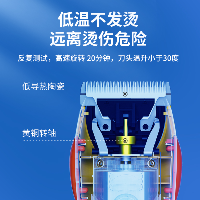 专业宠物狗狗剃毛器电推剪大功率电推子狗毛宠物店专用大型犬神器 - 图3