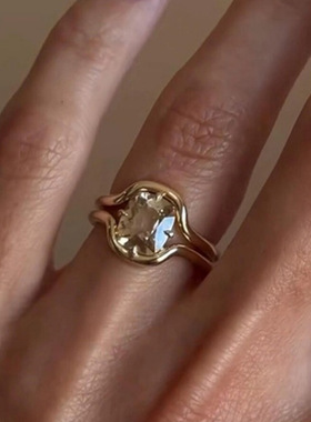 跨境爆款时尚简约Ins风四爪几何