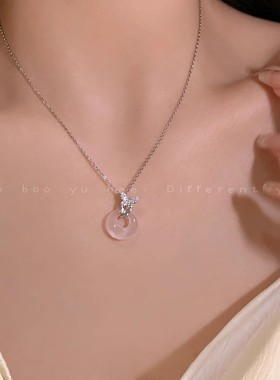 新中式平安扣吊坠项链女款新款