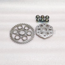 Race 250 rear wheel buffer block race 550450400 chain wheel hub tooth disc large flying seat rear wheel buffer sleeve rubber sleeve