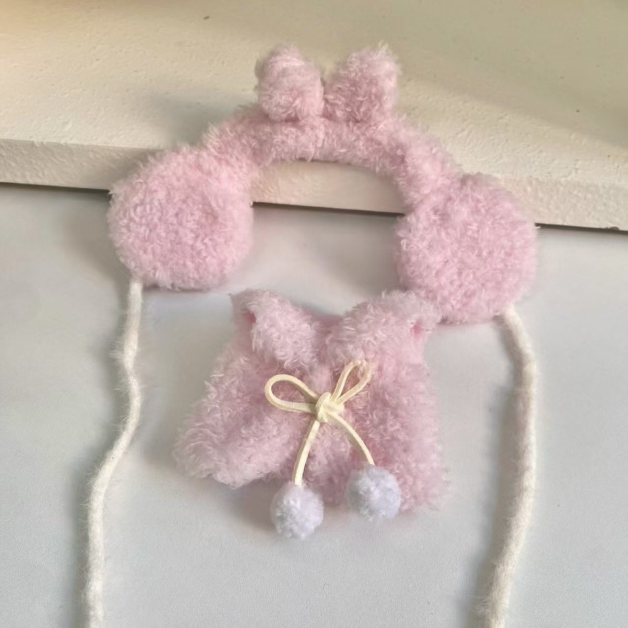 冬日保暖耳罩可爱系列衣服套装10cm13cm自嘲熊娃衣【不含玩偶】,淘宝优惠券,粉丝福利购,淘宝优惠卷