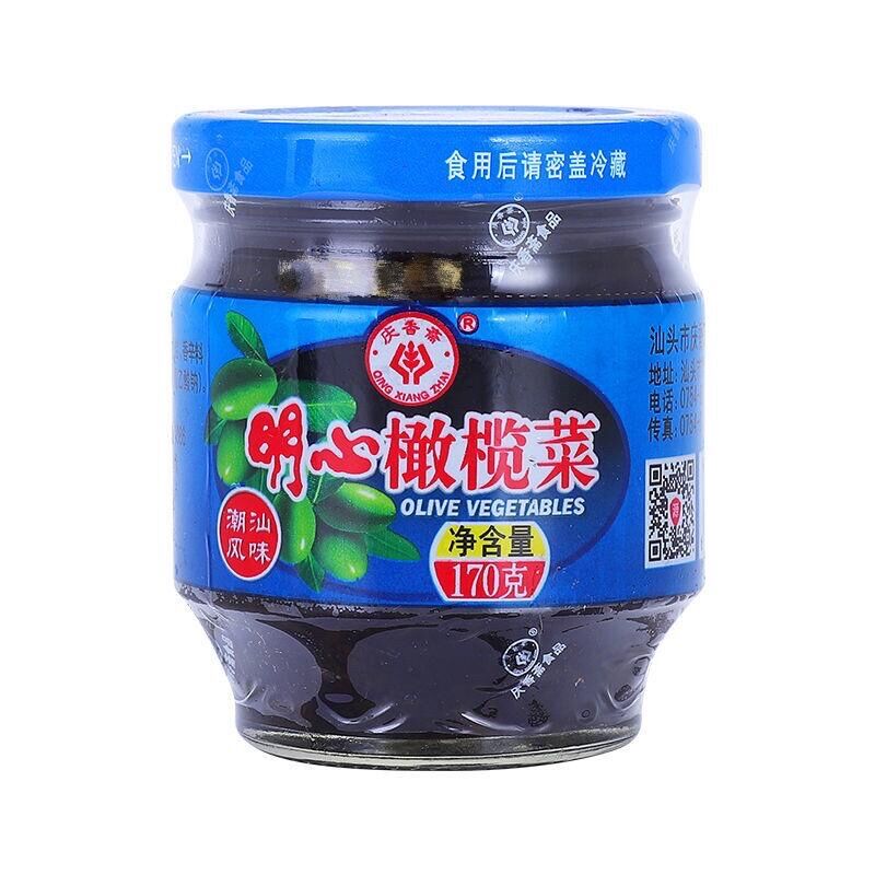 庆香斋香港明心橄榄菜450g瓶装下饭菜酱菜白粥开胃佐餐咸菜多规格 - 图3