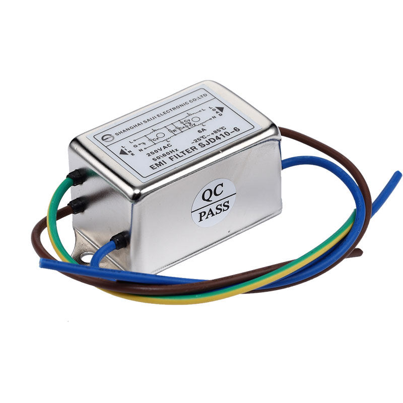 交流单相220V双级EMI电源音响滤波器雕刻电机带线SJD410-3A6A20A,淘宝优惠券,粉丝福利购,淘宝优惠卷