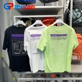 Li Ning, летняя футболка, спортивный дышащий спортивный костюм с круглым воротником