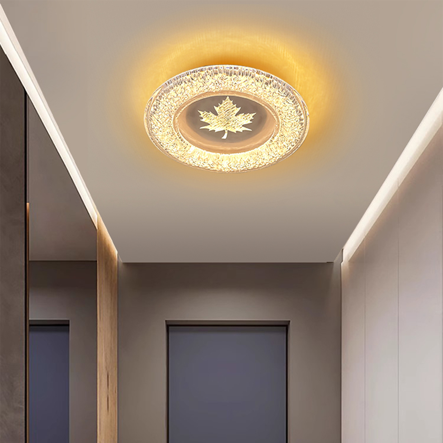 现代简约过道走廊灯嵌入式入户玄关门厅阳台灯新款网红爆款吸顶灯 - 图3