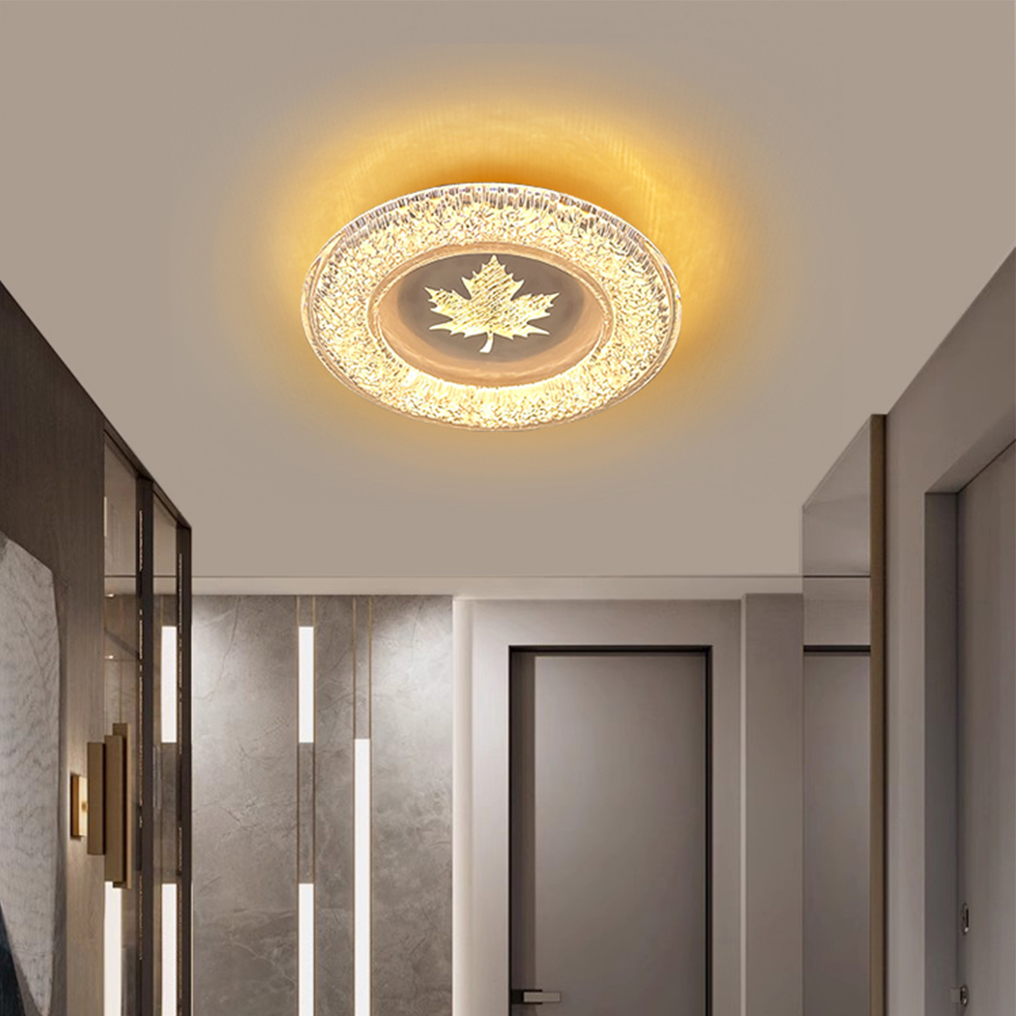 现代简约过道走廊灯嵌入式入户玄关门厅阳台灯新款网红爆款吸顶灯 - 图0