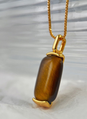 太妃糖项链吊坠两件套叠戴新款