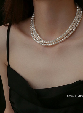 新中式施家毛衣链女长款