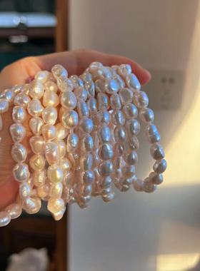 简约复古巴洛克真珍珠手链