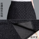 Xiaoxiangfeng mid-length back slit zipper straight hip-hugging skirt